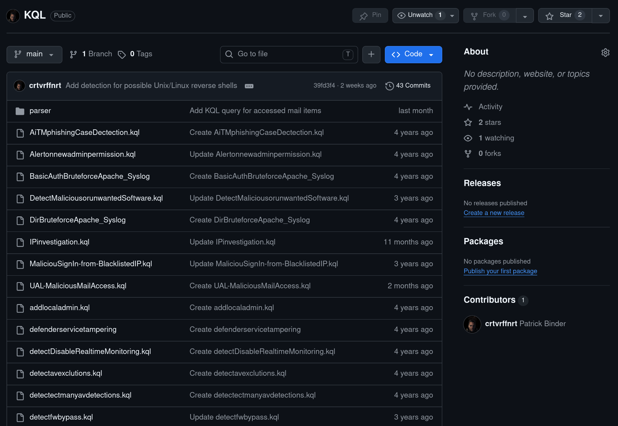 KQL Detection Queries Repository Preview